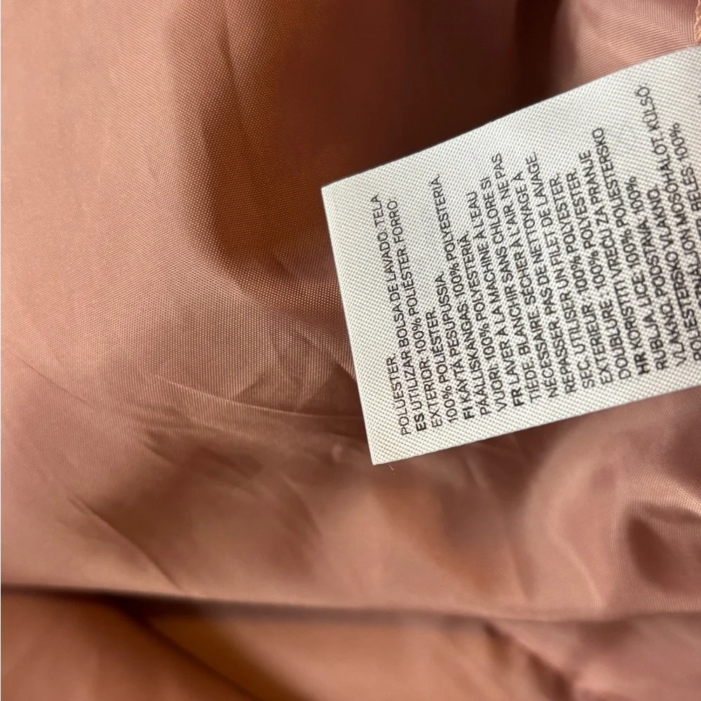 H&M Shimmering Champagne Brown Kids Dress with Star Charm